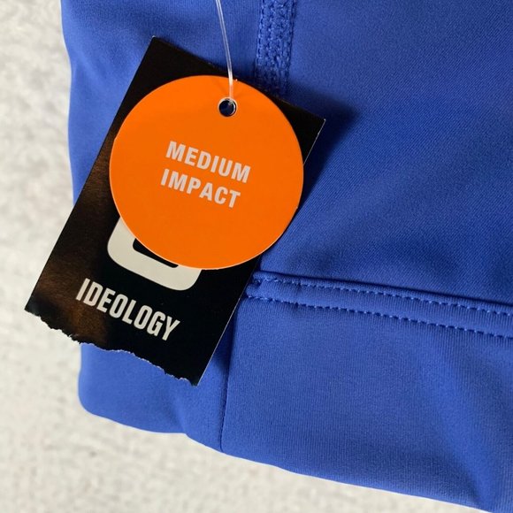 ID Ideology Women's Performance Medium Impact Blue Sports Bra Size 1X NWT 8266 - Picture 5 of 7